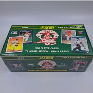 MLB 1991 SCORE baseball complete set